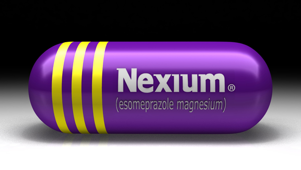 3D model of Nexium pill